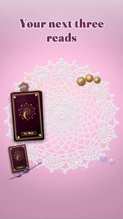 Read the Cards · Studio — The same spread, photographed